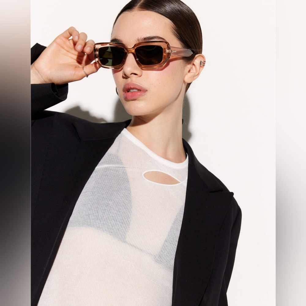 SZADE Banks Hazel Moss Polarised Recycled Sunglasses